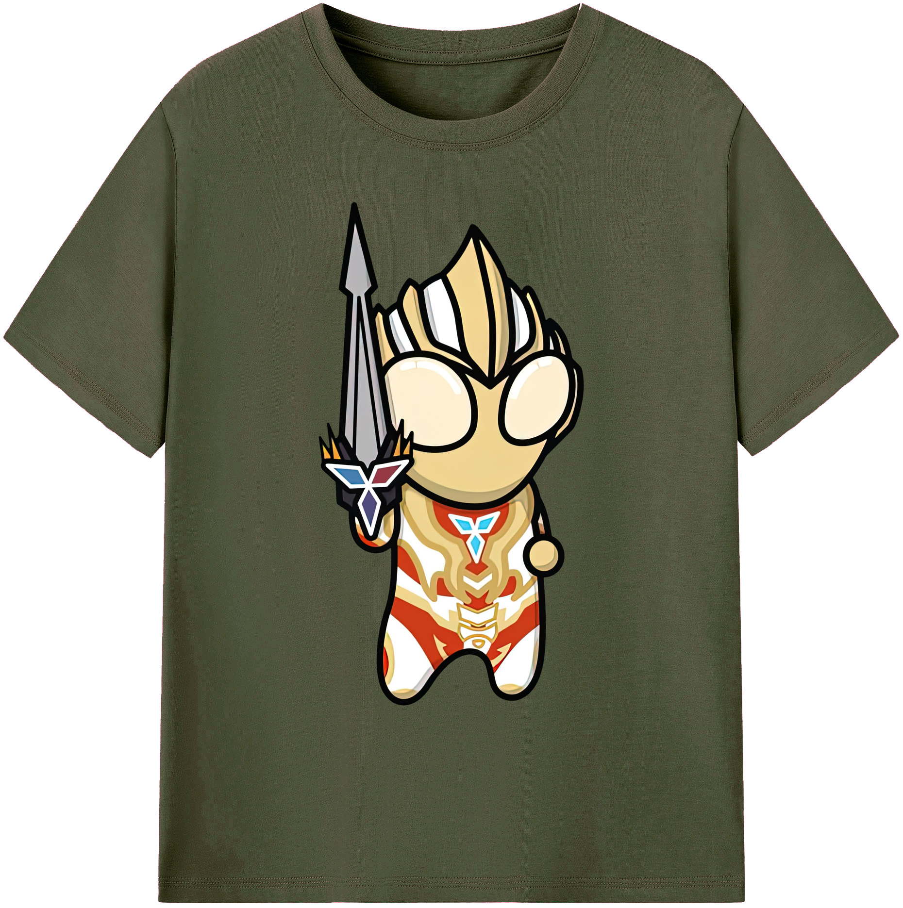 （画像用） ウルトラマン Ultraman 綿100％ メンズ半袖Tシャツ｜肌触りやわらか＆通気性